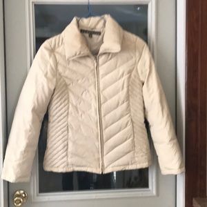 Down jacket with matching gloves